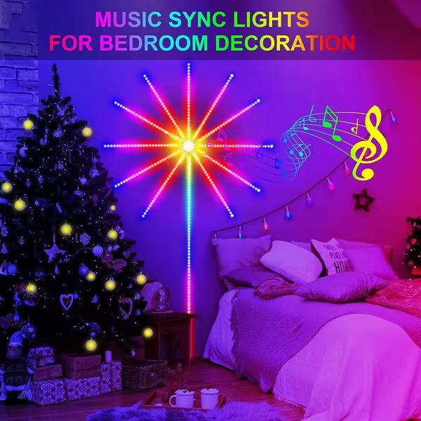 WiFi Bluetooth Smart Fireworks Led Light