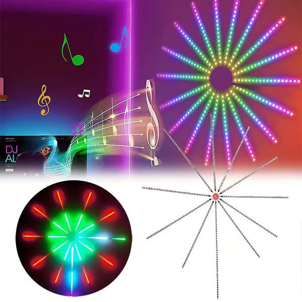 WiFi Bluetooth Smart Fireworks Led Light