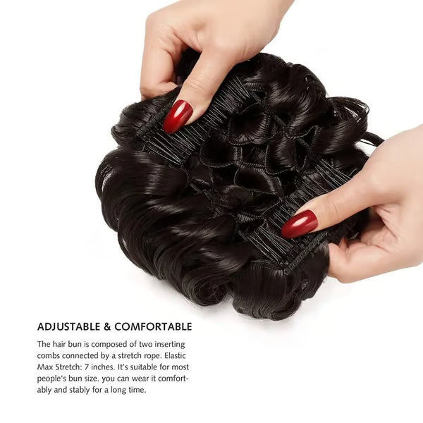 Messy Curly Dish Bun - Slendoraq