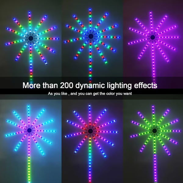 WiFi Bluetooth Smart Fireworks Led Light