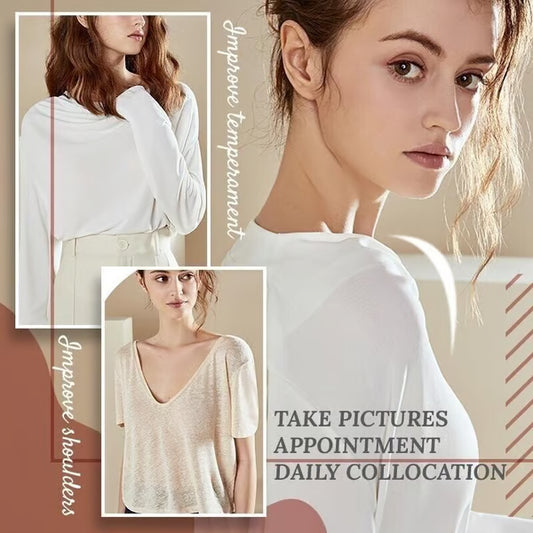 Naturally Silicone - Transparent Anti-slip Shoulder Pads - Slendoraq