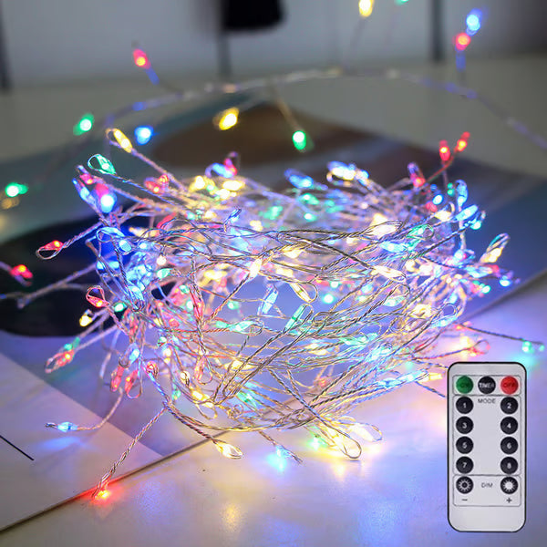 LED Copper Wire Firecracker Light String - Slendoraq