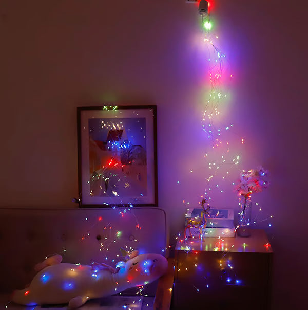 8 Modes 100-600 Christmas LED Firefly Twinkle String Lights - Slendoraq