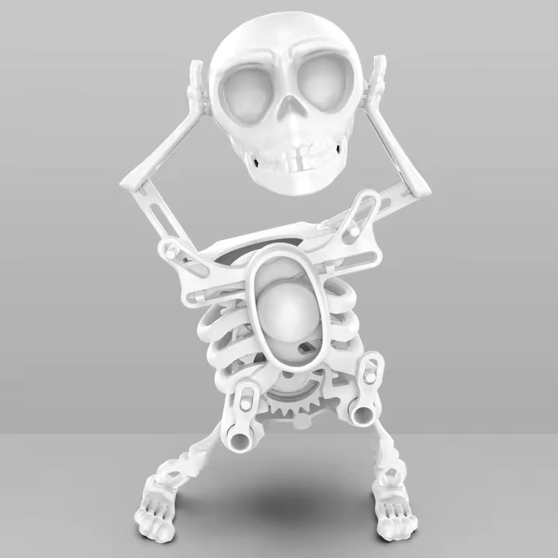 Dancing and Swinging 3D Skull Toy