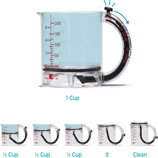 4-in-1 Adjustable Measuring Cup