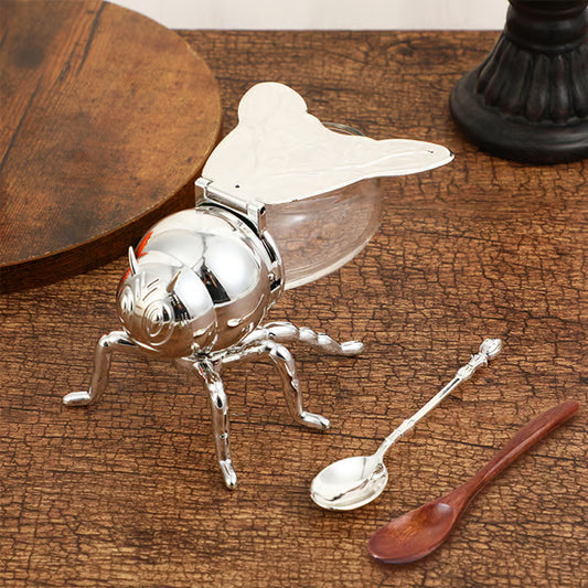 Decorative Bee-Shaped Honey Jar