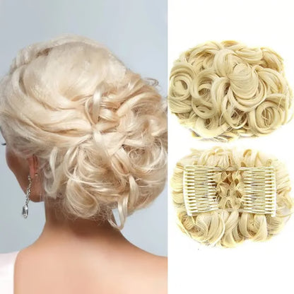 Messy Curly Dish Bun Splendoraq
