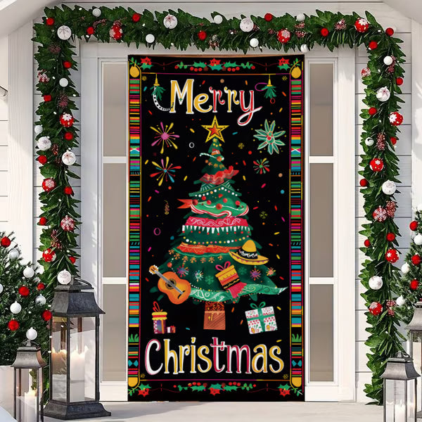 2025 Christmas Front Door Decoration