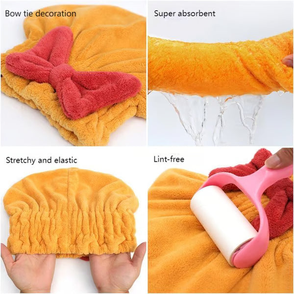 New Super Absorbent Hair Towel Wrap for Wet Hair Splendoraq