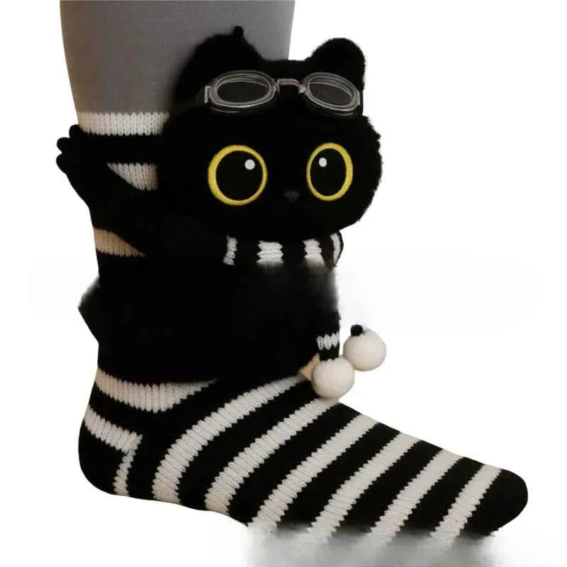 Cosy 3D Knit Animal Socks, Cute & Comfy for You or a Lovely Gift