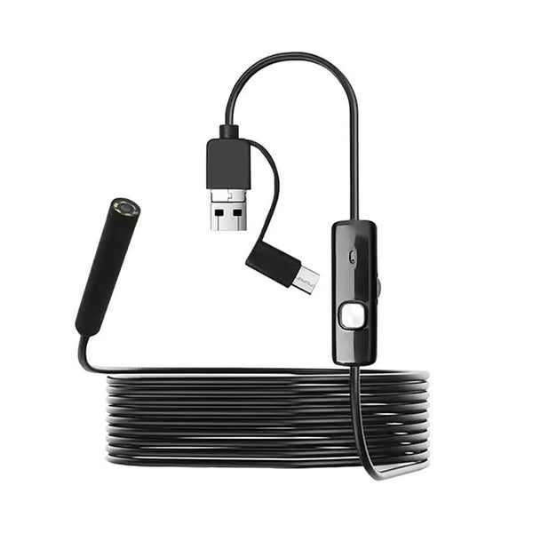 Plug-and-play endoscope camera – Compatible with Android, USB, and TC (not applicable to Apple systems)