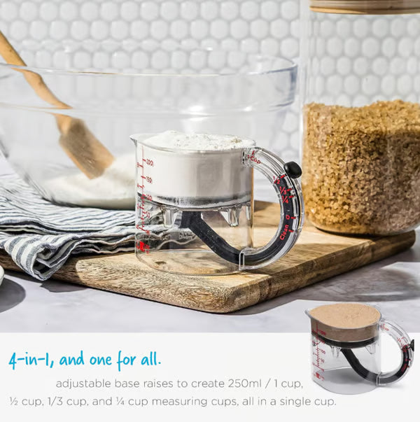 4-in-1 Adjustable Measuring Cup