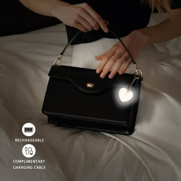 Love wallet tote bag touch sensing light