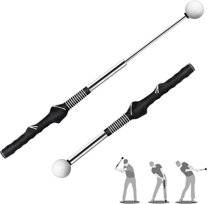 Retractable Golf Swing Training Aid