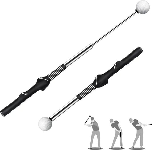 Retractable Golf Swing Training Aid