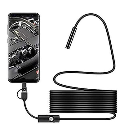 Plug-and-play endoscope camera – Compatible with Android, USB, and TC (not applicable to Apple systems)