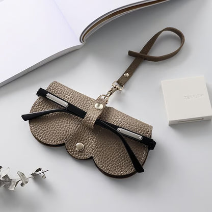 Soft PU Leather Sunglasses Bag