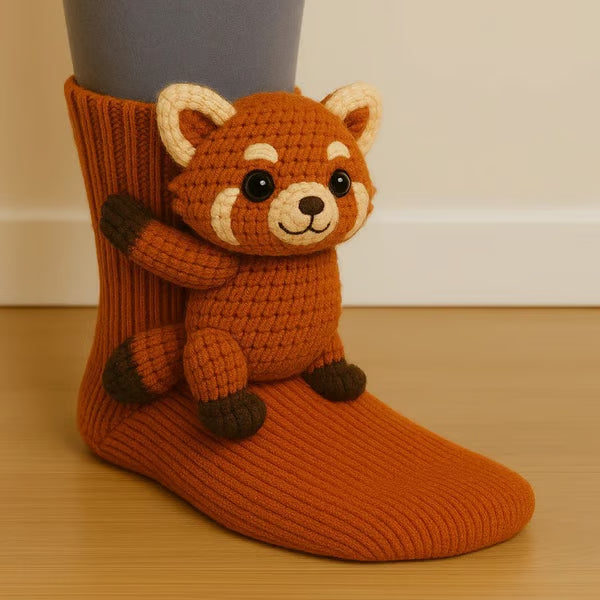 Cosy 3D Knit Animal Socks, Cute & Comfy for You or a Lovely Gift