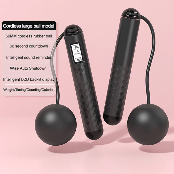 Skipping Rope with Counter ( Gravity Ball without Rope) , For Lose Weight, Burn Calories