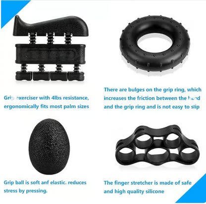 Hand Grip Strengthener Kit (5 Pack)