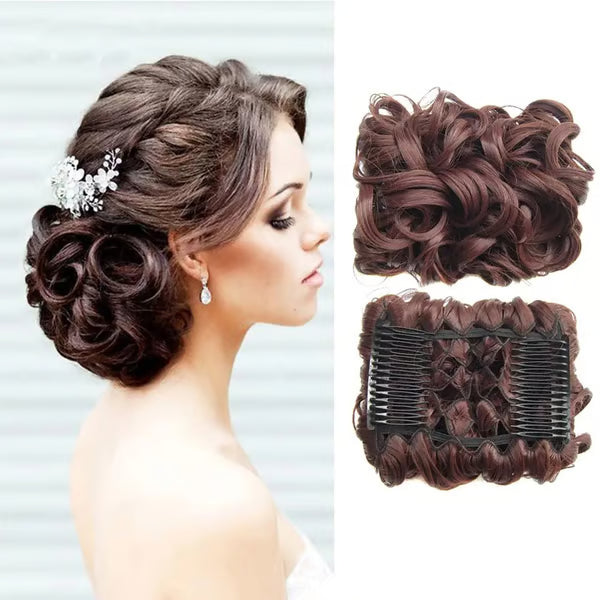 Messy Curly Dish Bun Splendoraq