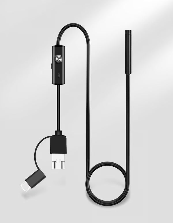 Plug-and-play endoscope camera – Compatible with Android, USB, and TC (not applicable to Apple systems)