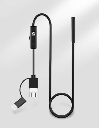 Plug-and-play endoscope camera – Compatible with Android, USB, and TC (not applicable to Apple systems)