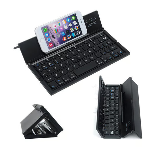 Wireless Tri-System Bluetooth Foldable Keyboard for Phones and Tablets - Slendoraq