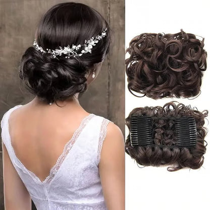 Messy Curly Dish Bun Splendoraq