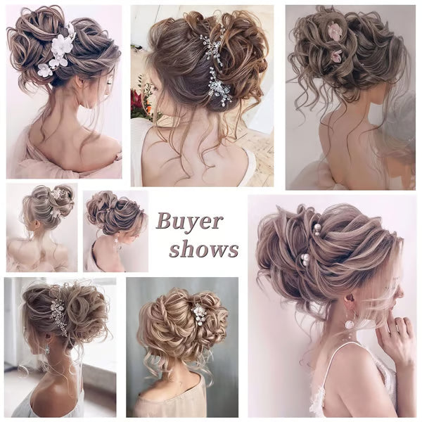 Messy Curly Dish Bun Splendoraq