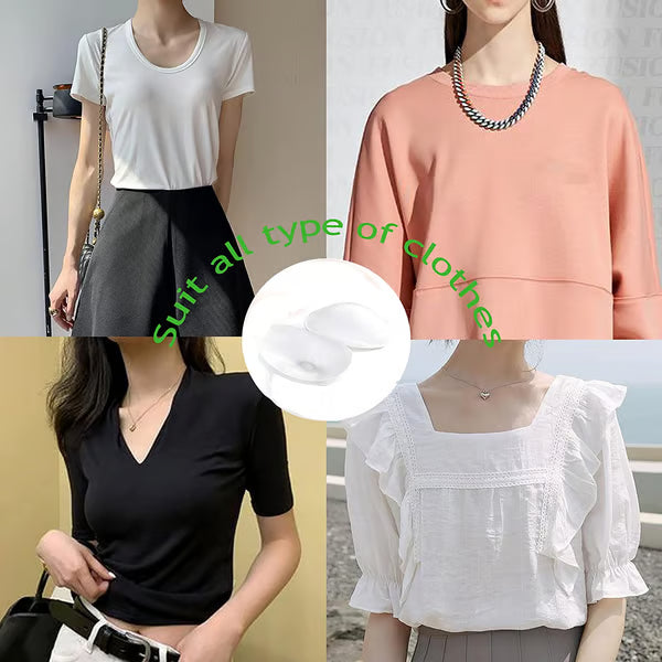 Naturally Silicone - Transparent Anti-slip Shoulder Pads Splendoraq