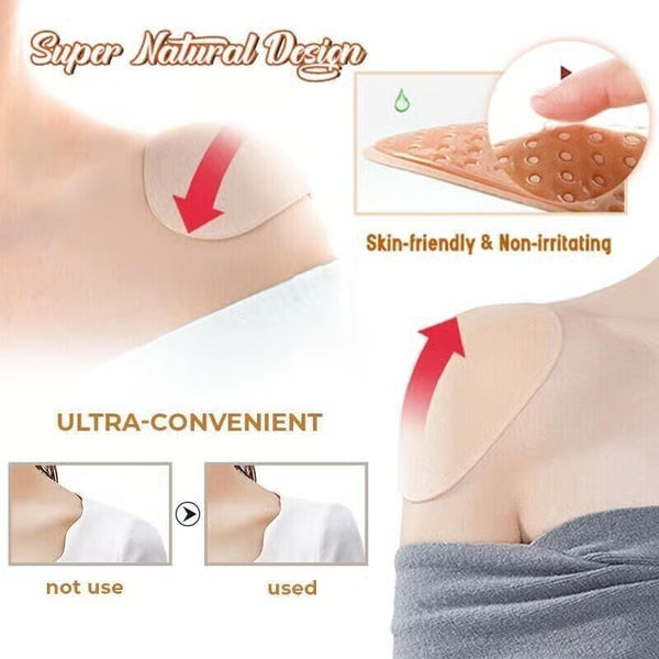 Naturally Silicone - Transparent Anti-slip Shoulder Pads Splendoraq