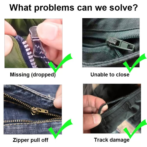 Removable Universal Zipper Repairer.