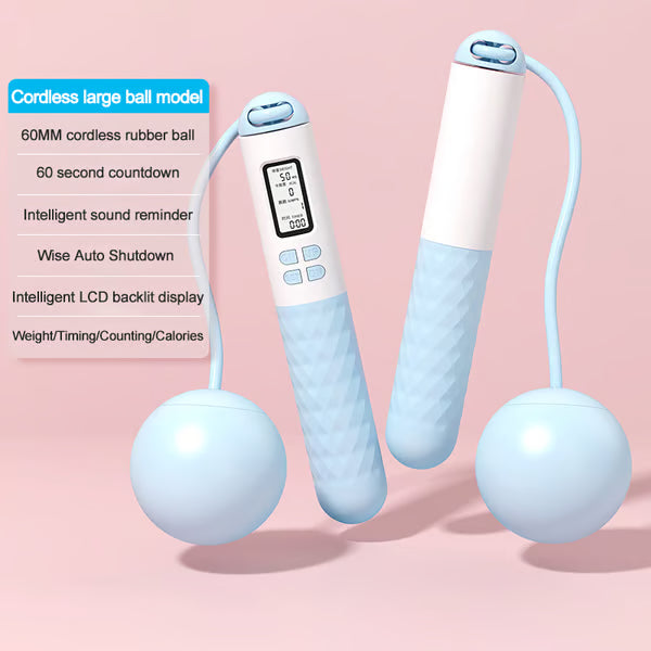 Skipping Rope with Counter ( Gravity Ball without Rope) , For Lose Weight, Burn Calories