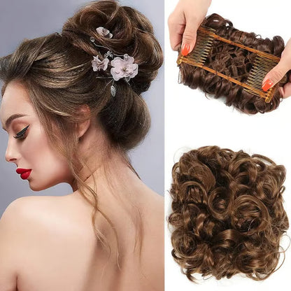 Messy Curly Dish Bun Splendoraq