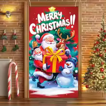 2025 Christmas Front Door Decoration