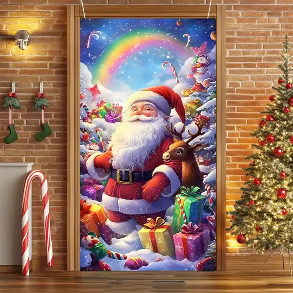 2025 Christmas Front Door Decoration