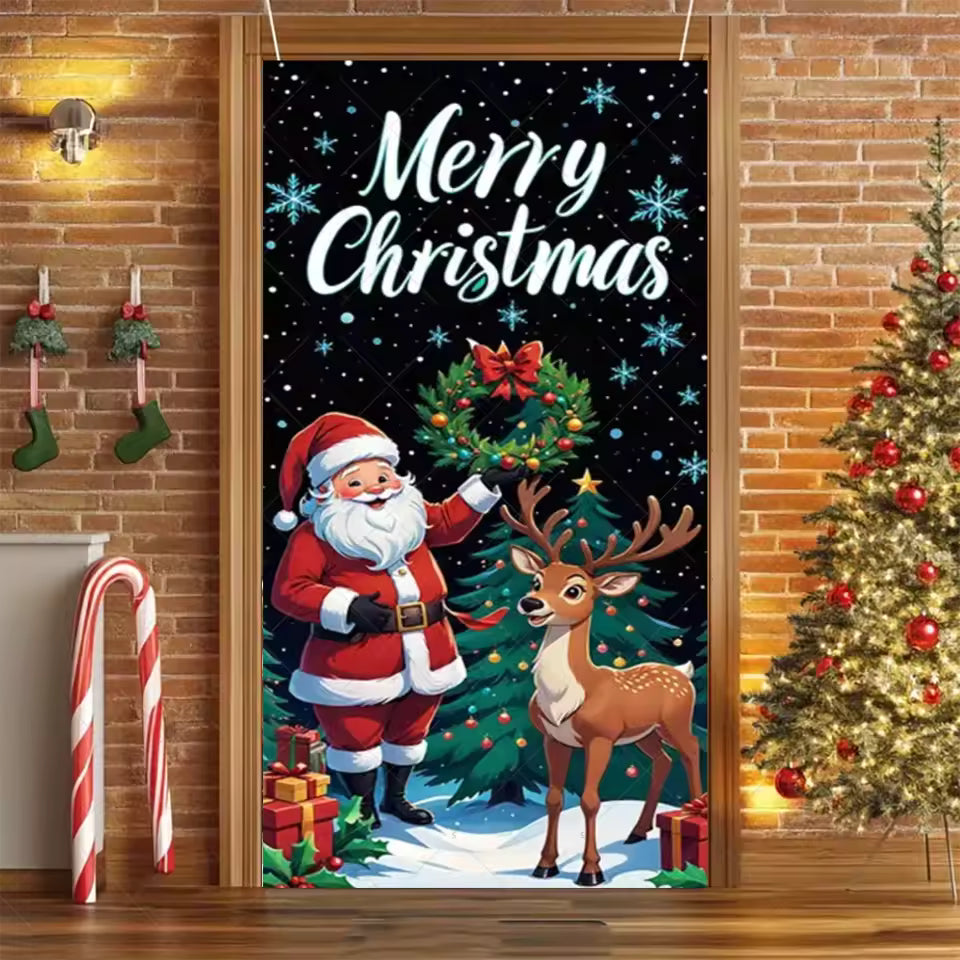 2025 Christmas Front Door Decoration