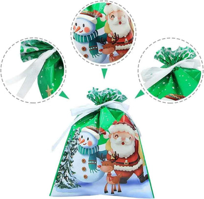 MerryPouch Christmas Drawstring Gift Bags