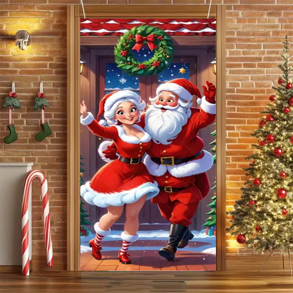 2025 Christmas Front Door Decoration