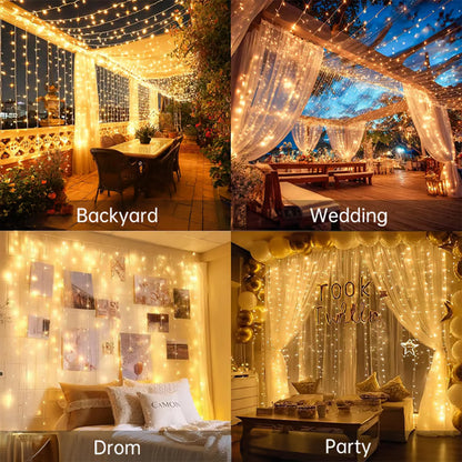 Remote-Control Led Curtain Light