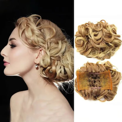 Messy Curly Dish Bun Splendoraq