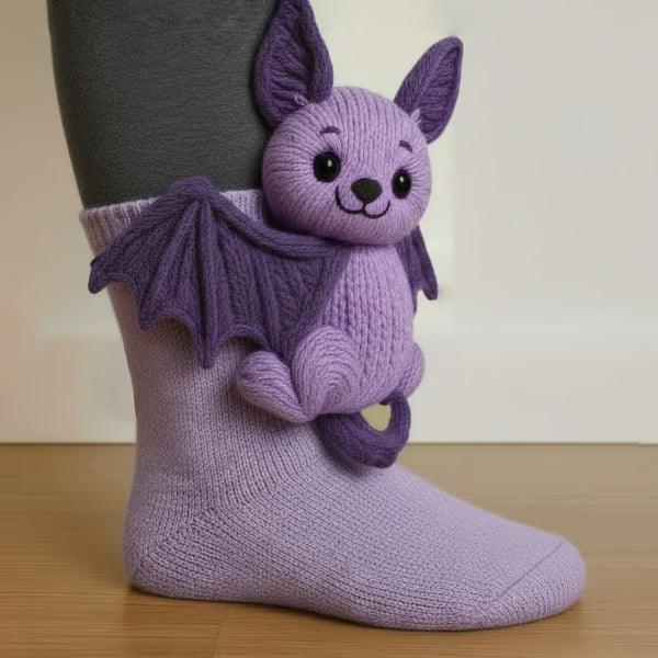 Cosy 3D Knit Animal Socks, Cute & Comfy for You or a Lovely Gift
