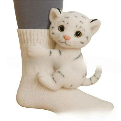 Cosy 3D Knit Animal Socks, Cute & Comfy for You or a Lovely Gift