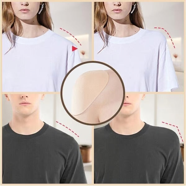Naturally Silicone - Transparent Anti-slip Shoulder Pads Splendoraq