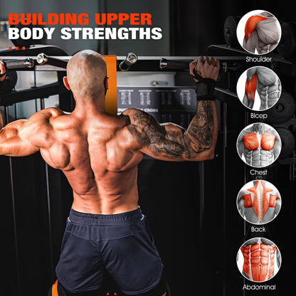 Heavy-duty Pull Up Workout Band（Load capacity: 50 lbs)