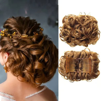 Messy Curly Dish Bun Splendoraq