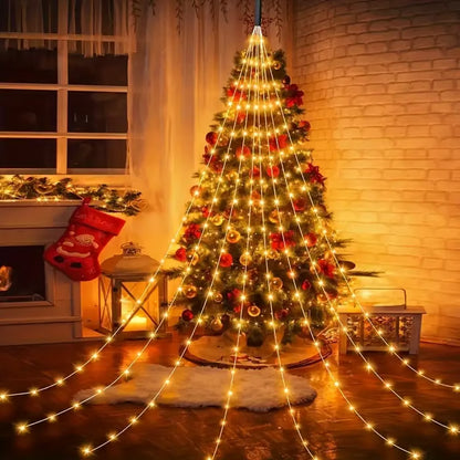 8 Modes 100-600 Christmas LED Firefly Twinkle String Lights