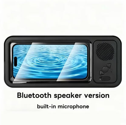 Shower Phone Holder with Wireless Bluetooth Speaker