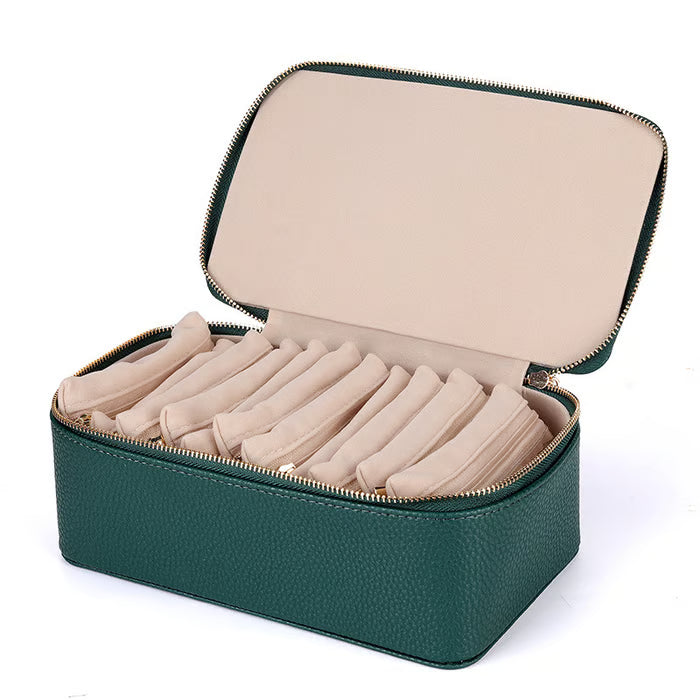 Travel Jewelry Box with Small Pouches